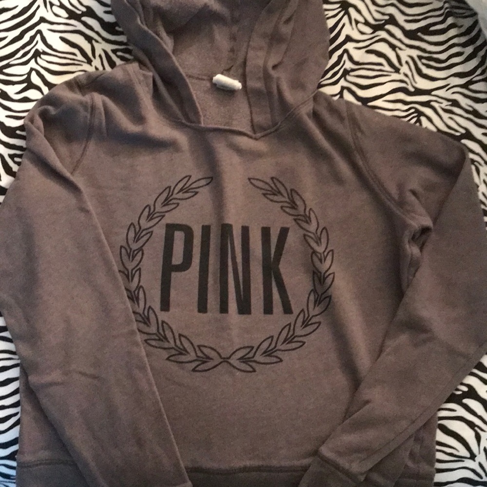 Cozy gray PINK sweatshirt
